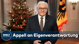 Weihnachtsansprache des Bundespräsidenten: STEINMEIER ruft zu Zusammenhalt in Pandemie auf