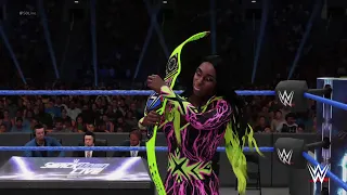 WWE Smackdown! Naomi (c) vs. Alexa Bliss SMACKDOWN! Women's Championship 04/04/2017