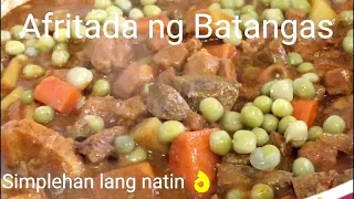 Afritada ng Batangas (PORK)👌