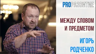 Игорь Родченко про предметный образ | PROРАЗВИТИЕ