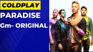 COLDPLAY - PARADISE KARAOKE - ORIGINAL TONE Gm