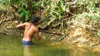 crocodile coocking and eating wild technolongy