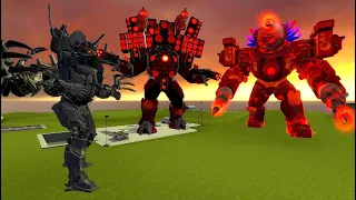 NEW UPGRADED TITAN DRILL MAN, NEW UPGRADED TITAN SPEAKERMAN vs TOILET  EMPEROR In Garry's Mod