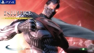 Injustice: Gods Among Us Ultimate Edition Single Fight PS4 Gameplay - Cyborg Superman VS Lex Luthor