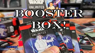Booster Box Unboxing!  What Will We Pull? Opening 24 Packs or Star Wars Unlimited!