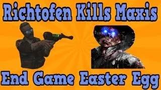 "Black Ops 2 Buried" Richtofen's End Game Easter Egg (Richtofen Kills Maxis!!!)