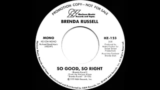 1979 Brenda Russell - So Good, So Right (mono radio promo 45)
