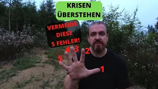 Krisen überstehen? Dann vermeide zumindest diese 5 Fehler! 😮 4K