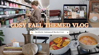 🌞 FALL BUCKET LIST VLOG | Slow Seasonal Living, Shopping, Baking, Autumn Rituals, Cosy Days!