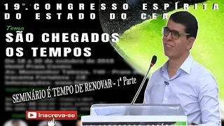 19 – 10 - 2019 - Seminário É tempo de renovar com Haroldo Dutra 1ª parte