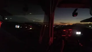 Evening/Night Landings in a Cessna 152