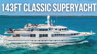 Inside a 143' SUPERYACHT | "STARSHIP" Custom Van Mill Classic Super Yacht Tour