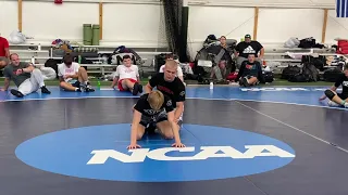 Jeff Jordan Camp - Tight waist chop, Cross wrist Easton Tilt