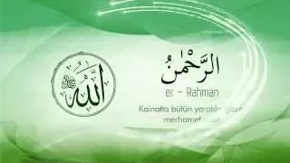 Esma'ül Hüsna - (Allah`ın (c.c) En Güzel İsimleri) ve Anlamı 1 - Mustafa Özcan Güneşdoğdu