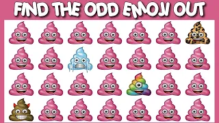 HOW GOOD ARE YOUR EYES #299 | Find The Odd Emoji Out | Emoji Puzzle Quiz