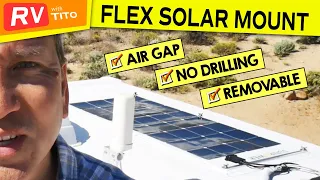 Better Way to Mount Flexible Solar Panels on RV (2019)