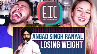 EIC: LOSING WEIGHT | Angad Singh Ranyal | Stand Up Comedy | Reaction by Jaby & Carolina!
