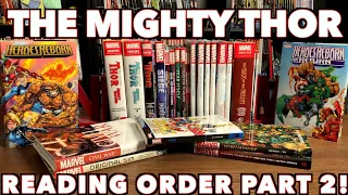 A comprehensive look at the reading order of Thor Part 2!