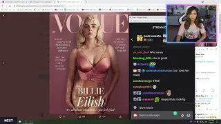 wait that real or pokimane is just meme reviewing? (billie eilish)