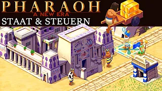 Staat & Steuern in Pharaoh A New Era Deutsch German Gameplay