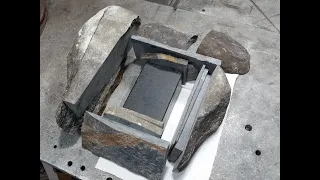 Scraping a rock into a master square