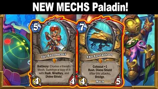 New Mechs Paladin Is BROKEN? This Deck Is Really Promising! Voyage to the Sunken City | Hearthstone