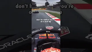 Max Gets Blocked and Fernando Alonso Does the Stewards Job from the car #f1 #shorts #fernandoalonso