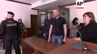 Leftist opposition leader Udaltsov, who is under house arrest, has pleas rejected in court