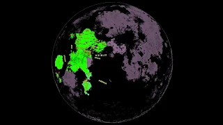 World Map on Cosmic Plasma Moon Phenomenon