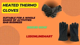 Heated Thermo Gloves | Triple Brushed Acrylic Liner