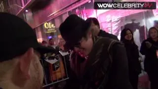 James Spader signing autographs at Lincoln Premiere in LA