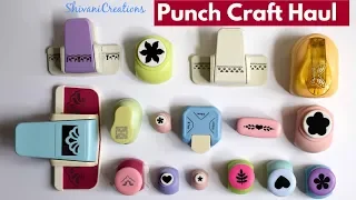 Paper Punch Craft Haul/ Introduction to Paper Punches/ How to use Paper Punch