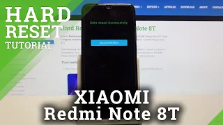 How to Remove Screen Lock on XIAOMI Redmi Note 8T - Hard Reset by Recovery Mode