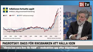 Pagrotskys uppmaning: Riksbanken får lugna sig med räntan – inflationen bakom oss