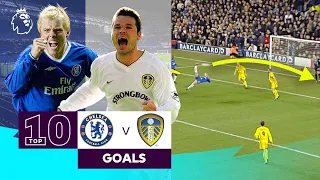 10 SUPERB Chelsea vs Leeds United Goals | Premier League