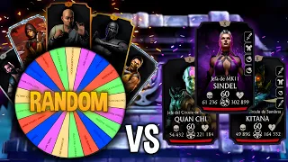 ¡The WHEEL CHOOSES MY TEAM! BATTLE 200 with RANDOM TEAMS | MK Mobile