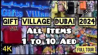 Gift Village Dubai Full Tour | Everything 1 to 10 Aed💥| Cheapest Gift shop in Dubai😍 | akhtarershad1