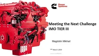 Meeting the next challenge - IMO Tier III