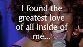 The Greatest Love Of All (lyrics) - Whitney Houston, A Tribute