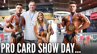 SHOW DAY | MY FIRST PRO QUALIFIER TO BECOME AN IFBB PRO…