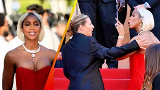 Kelly Rowland Scold Security At The Cannes Film Festival Red Carpet!