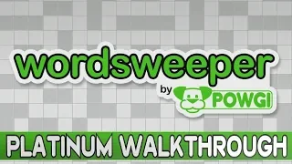 Wordsweeper by POWGI Platinum Walkthrough | PS4 & Vita Trophy Guide | Stackable & Crossbuy