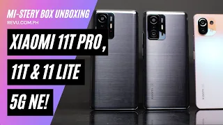 Xiaomi 11T Pro series and Xiaomi 11 Lite 5G NE unboxing