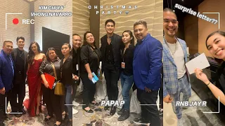 Christmas party with Kim Chui, Vhong Navarro, Piolo Pascual, Rnb Jayr, Gloc 9, Jericho Rosales ✨