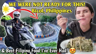 PHILIPPINES MOST DIFFICULT ROADTRIP IN THE STORM - BICOL!  & Best Filipino Food I've Ever Tried