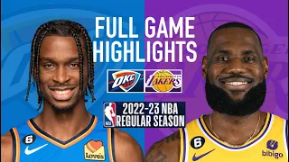 Los Angeles Lakers vs Oklahoma City Thunder Full Game Highlights | February 7 | 2023 NBA Season