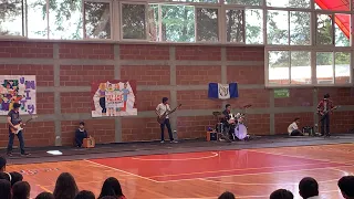 Fade to Black/Master of Puppets by. Metallica on High school talent show