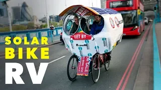 Solar Bicycle Camper - The Pedal-Powered Motorhome