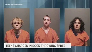 3 Colorado teens charged with murder following rock-throwing spree