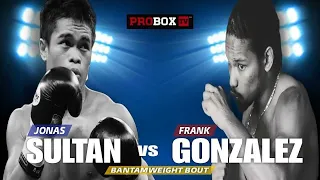 Jonas Sultan vs Frank Gonzalez fight highlights